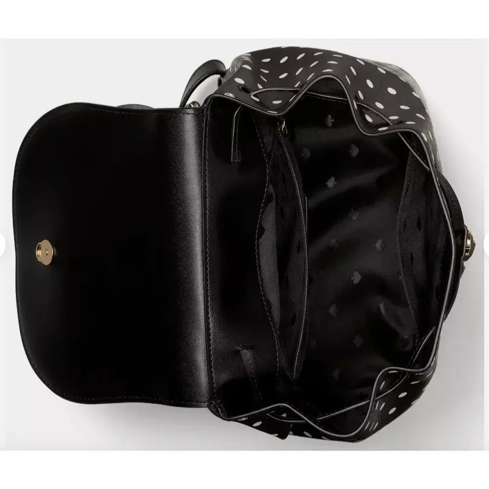 Kate Spade Minnie Mouse Polka Dot Backpack with Red Bow – New $379